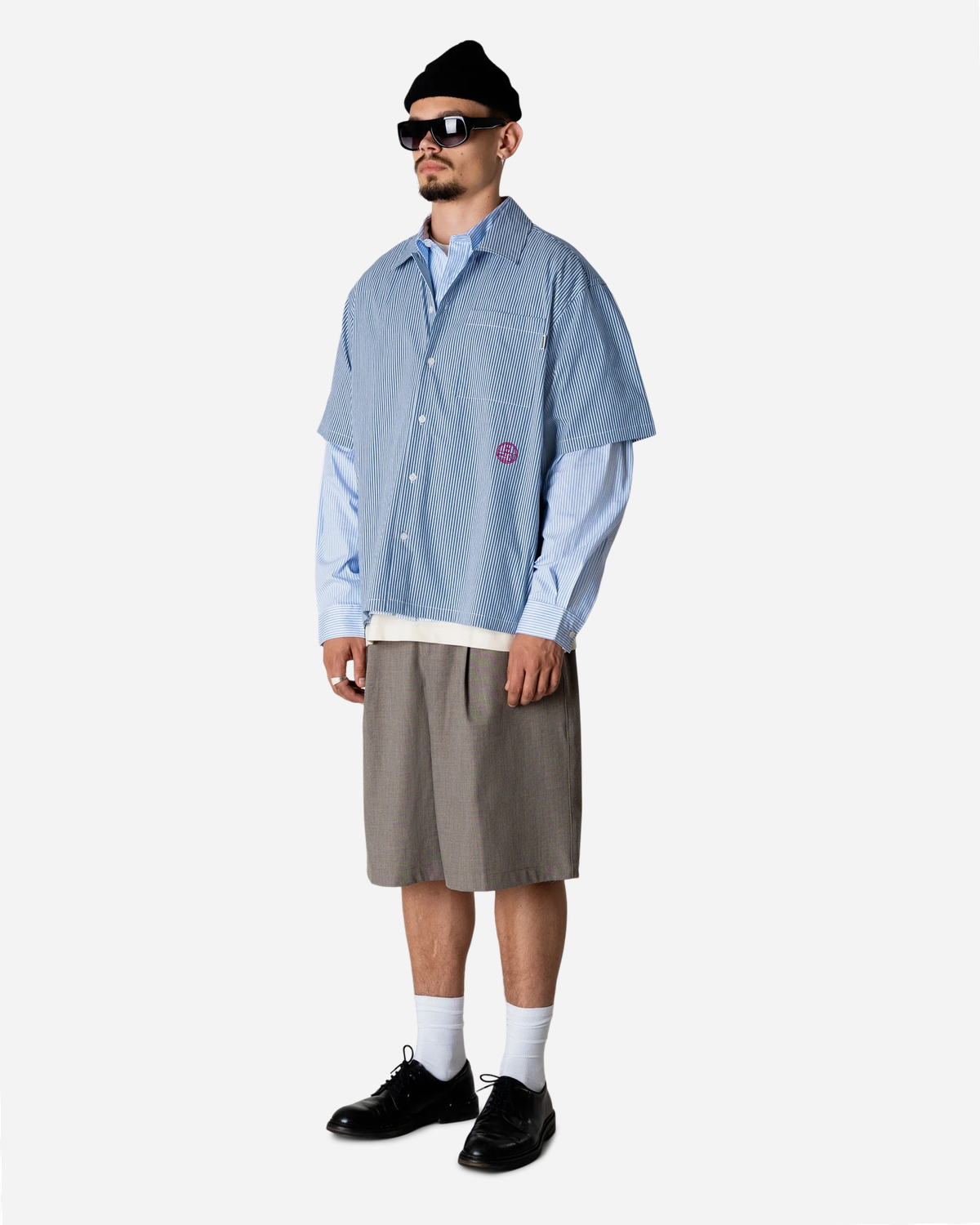Wang Stripe EMB Shirt