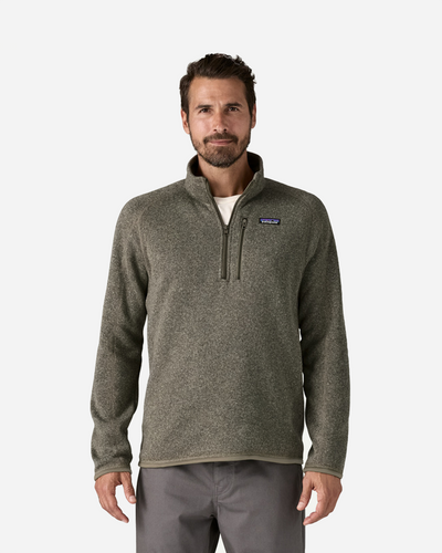 M's Better Sweater 1/4 Zip - River Rock Green
