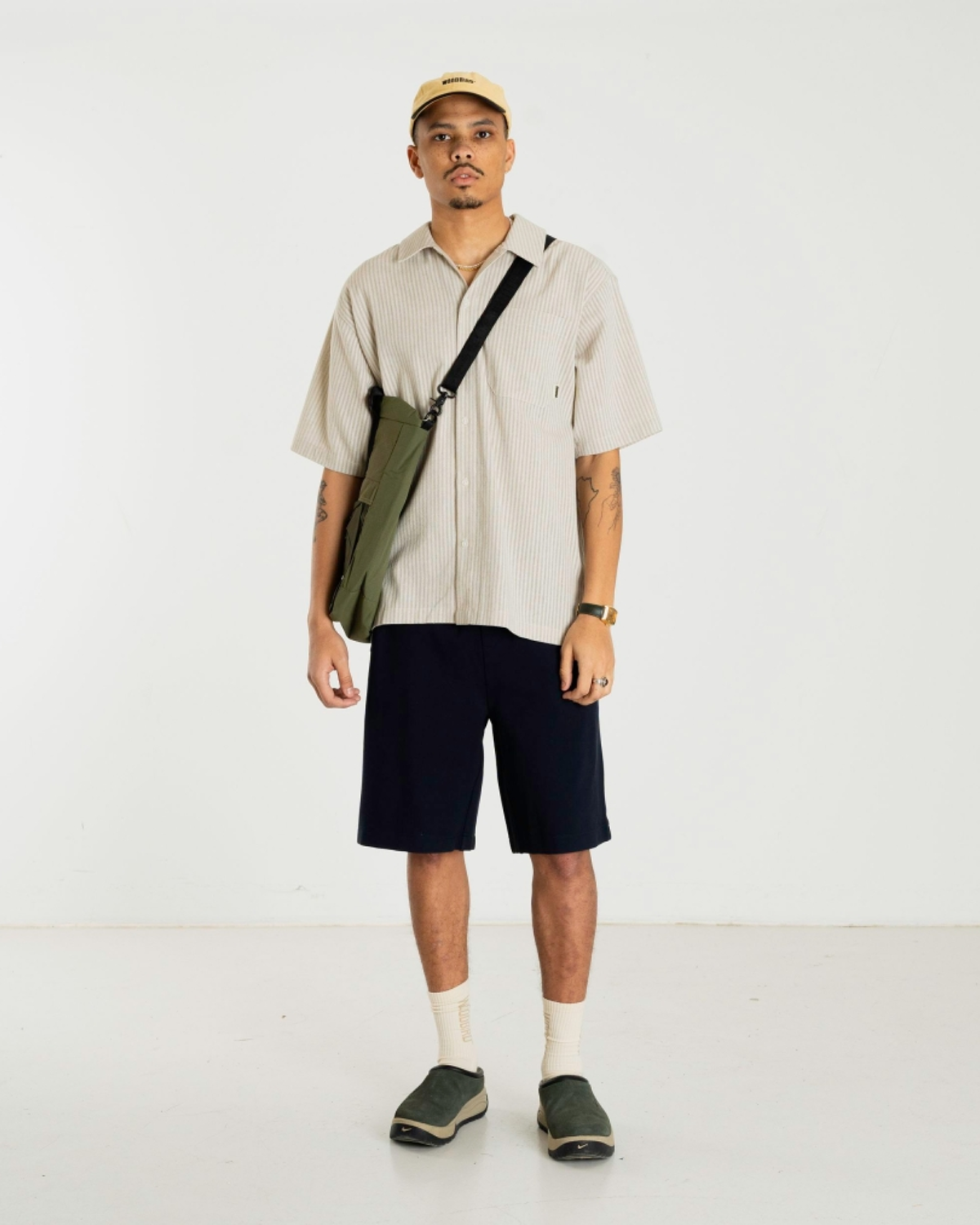 Banks Lines Shirt - Ecru