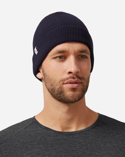 Merino Beanie - Navy