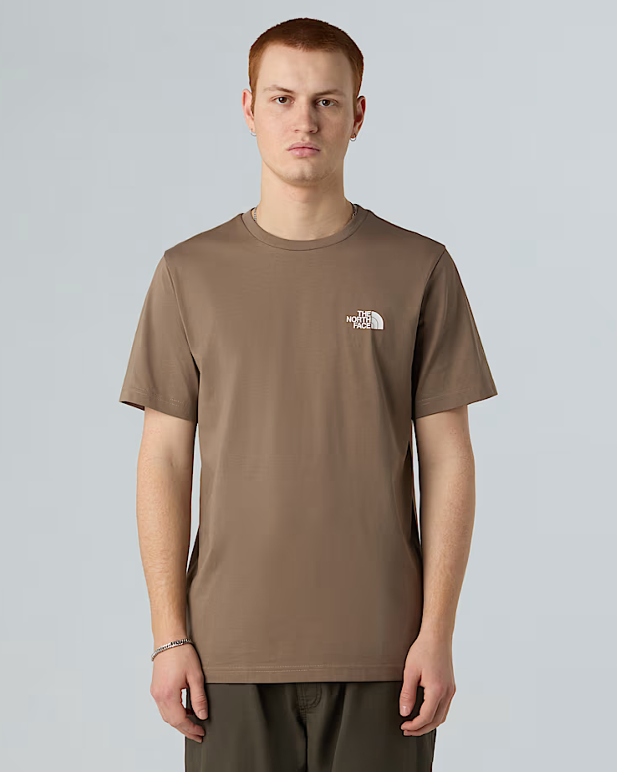 M Ss Simple Dome Tee - Mocha Brown