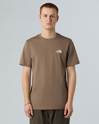 M Ss Simple Dome Tee - Mocha Brown