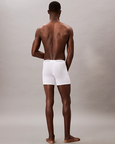 Boxer Brief 3PK | Icon Cotton Stretch - White / White / White
