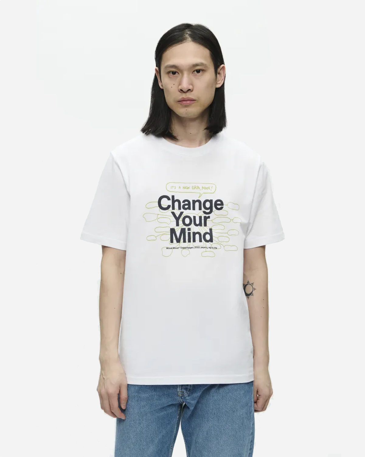 WWBobby tee change 25220 - Bright White