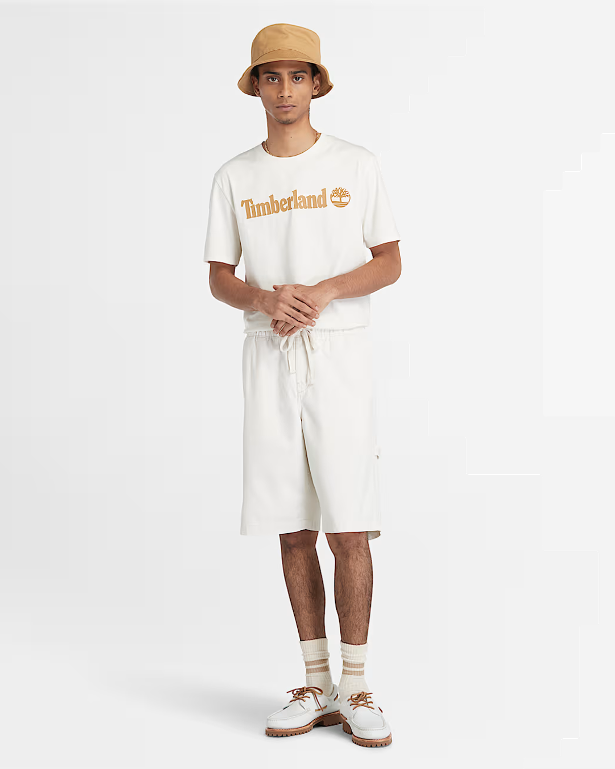 KENN Linear Logo Short Sleev - Vintage White