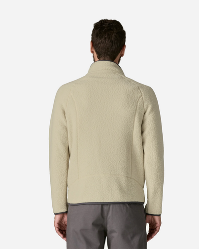 M's Retro Pile Jkt - Pelican w/Smolder Blue