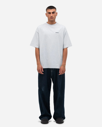 Box fit T-shirt Logo - Cloudy Grey