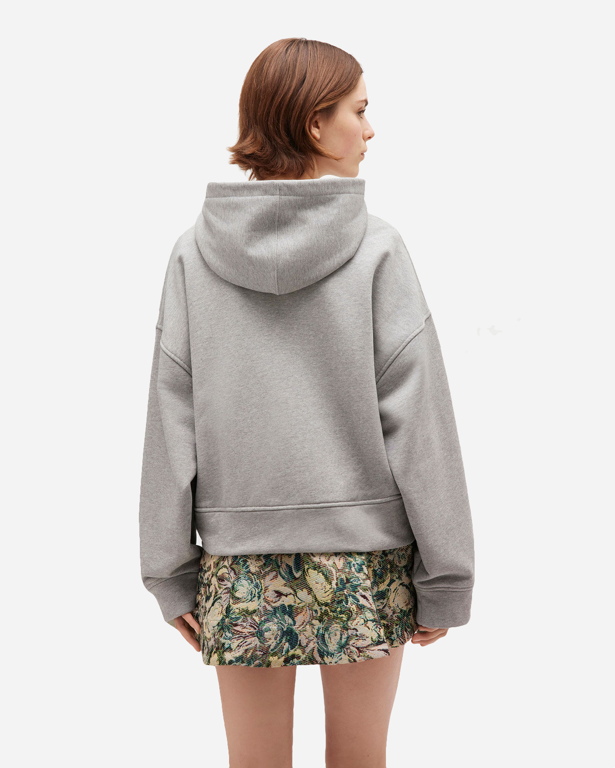 Heavy Terry Jersey Zip Hoodie - Paloma Melange