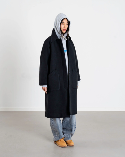 Brenna Wool Coat - Black