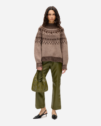 Ciana - Brown Fair Isle