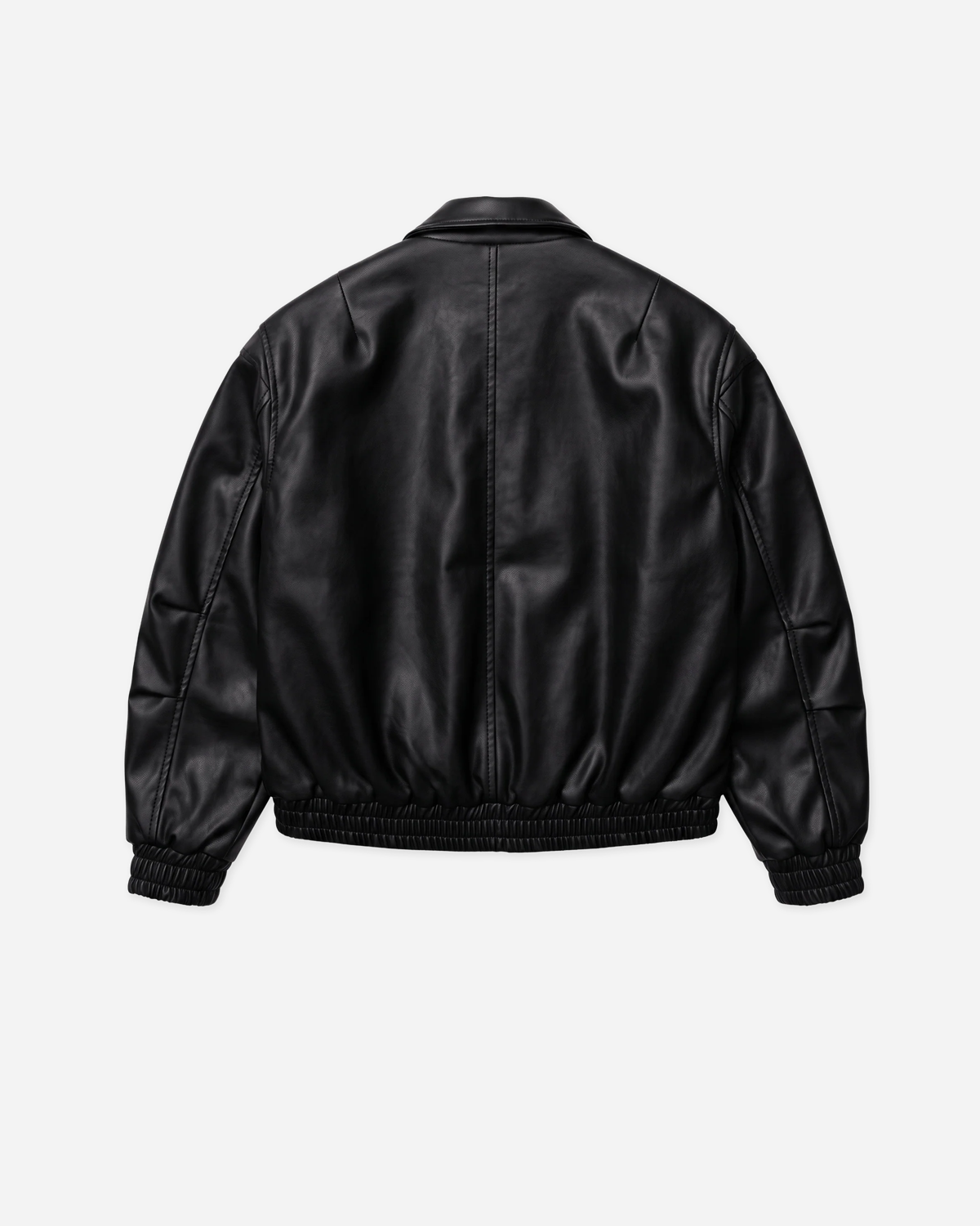 Bue Washed PU Jacket