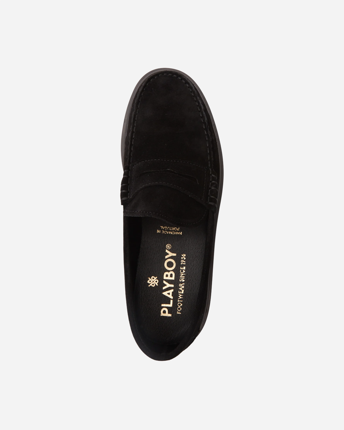 Playboy Footwear Austin - Black suede