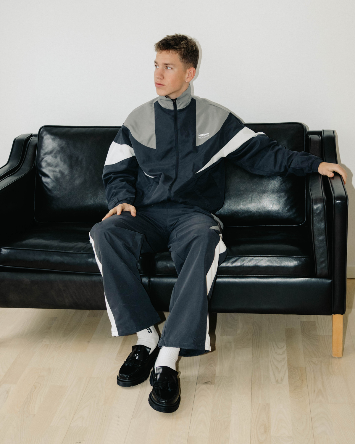 Bareen X (Di)Vision Track Pants - Black / White