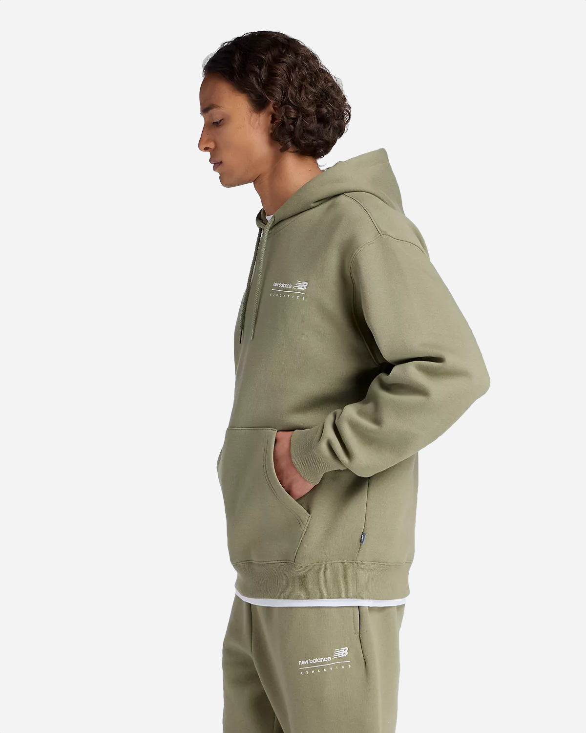 Linear Graphic Fleece Hoodie