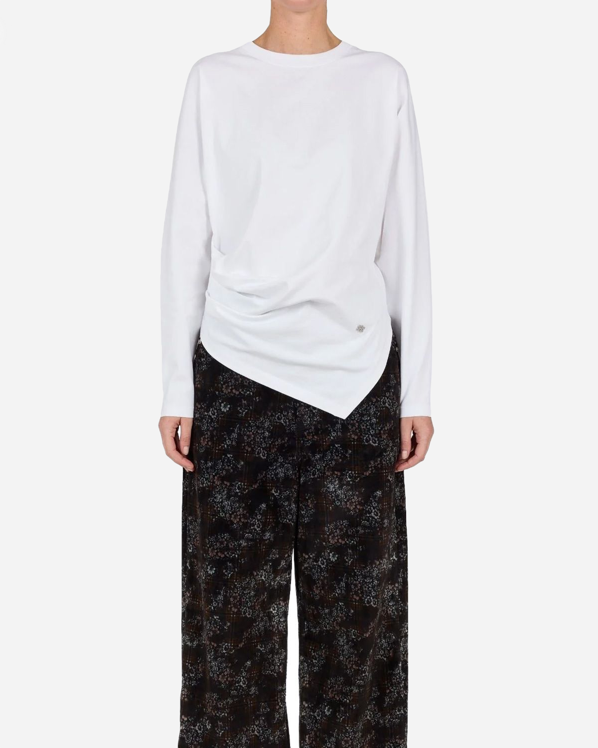 Heavy stretch Cotton Draped Blouse