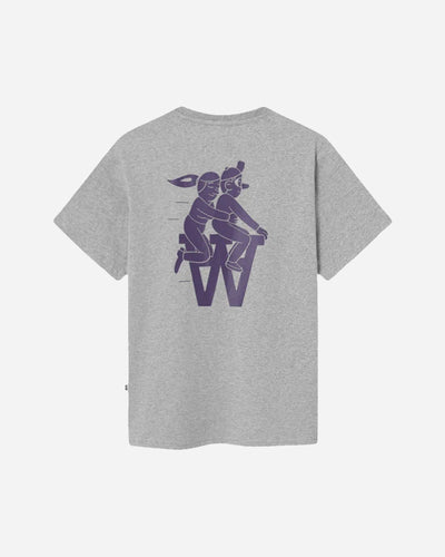 Ace Bikers T-Shirt - Grey Melange