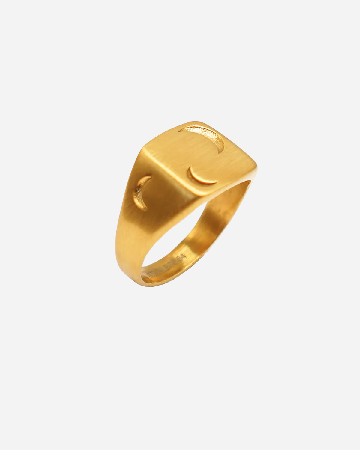 Half Moon Signet Ring