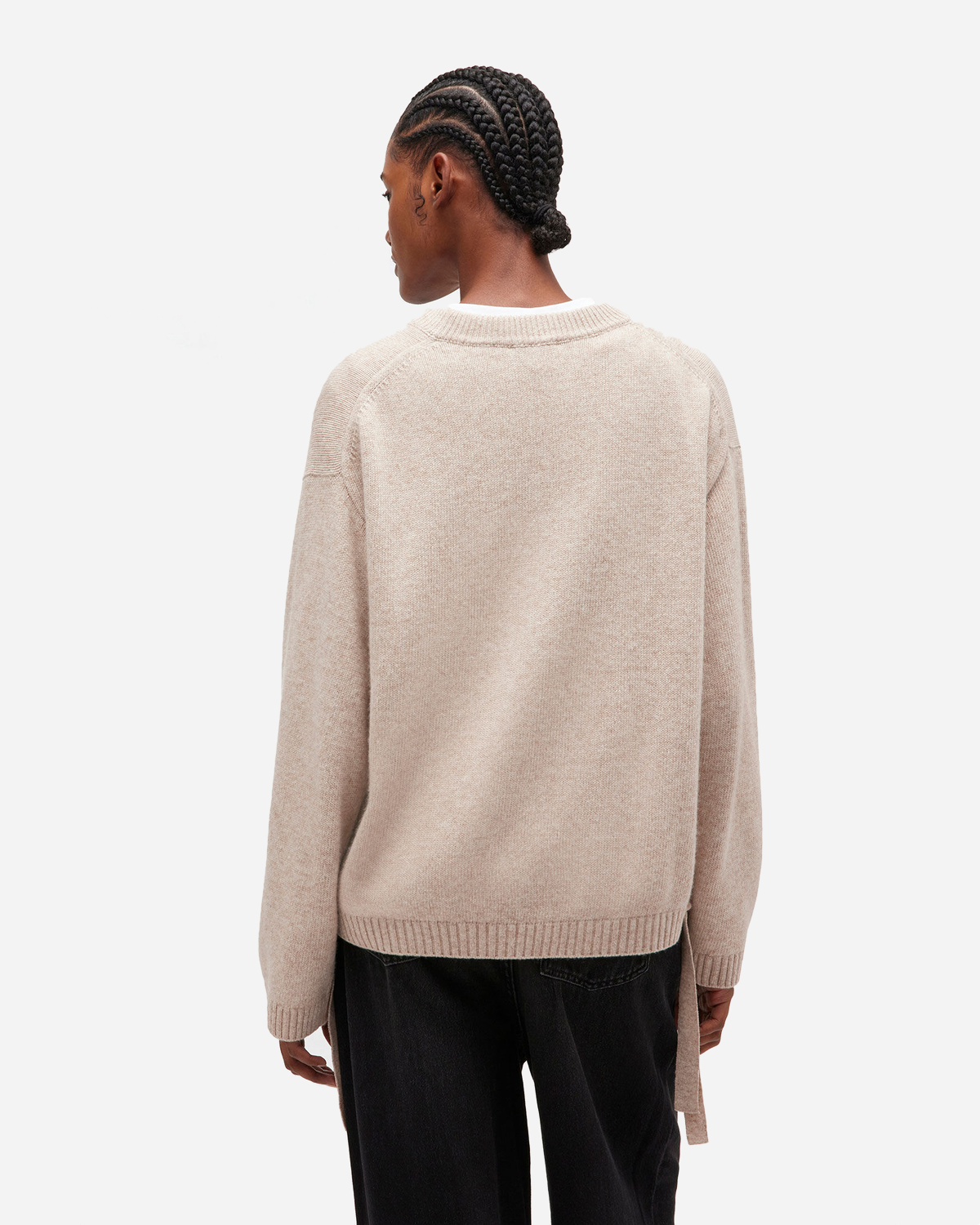 Future Wool Mix Oversized O-neck