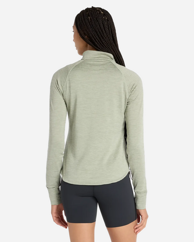 Athletics Heat Grid 1/2 Zip - Garter Snake Heather