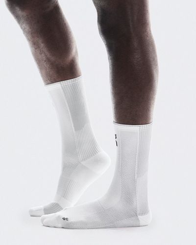 Performance Run Sock High Unisex - White / Glacier