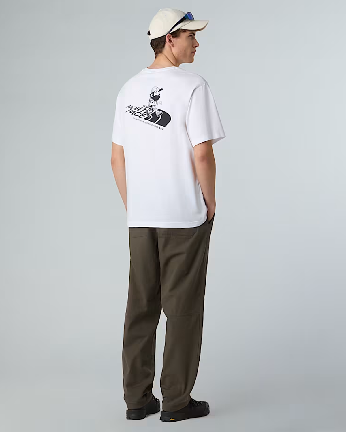 U Run Graphic Relaxed S - White
