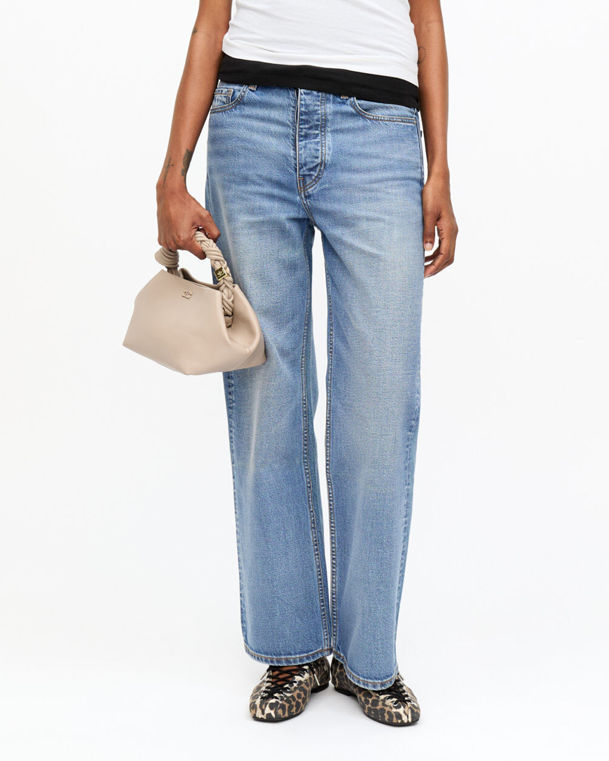 Ganni Bou Bag Small - Oyster Gray