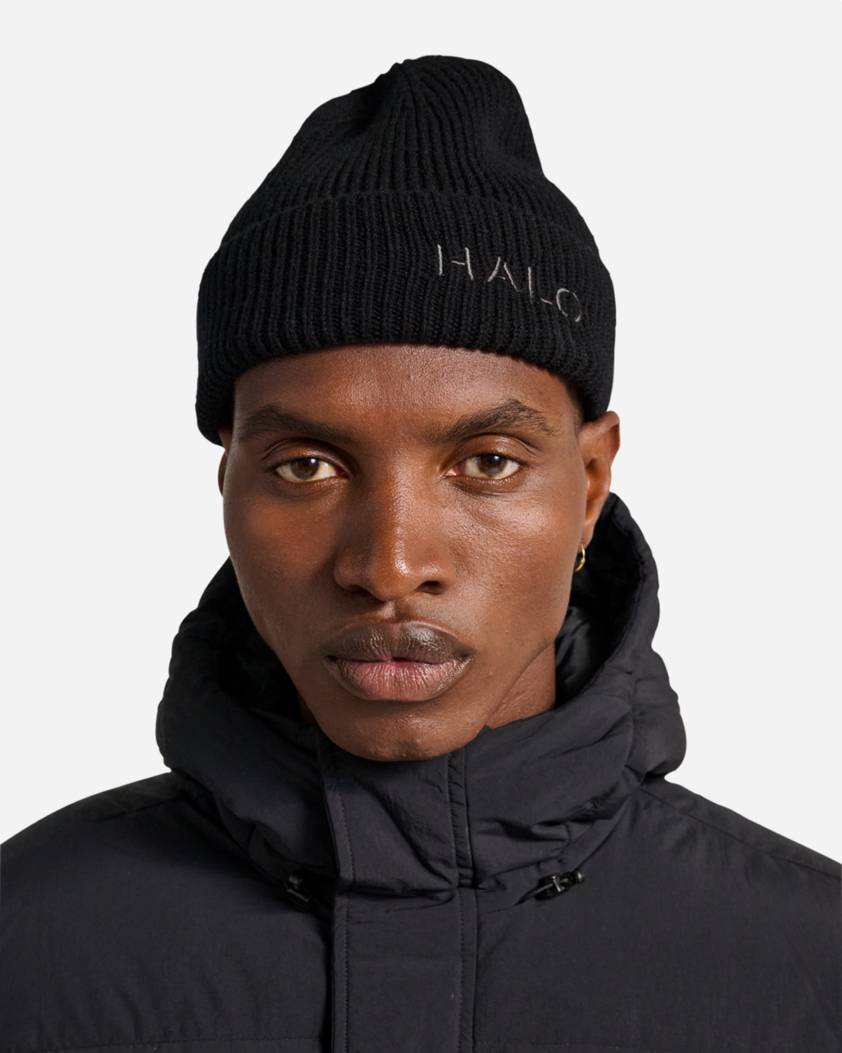 Halo Wool Rib Beanie