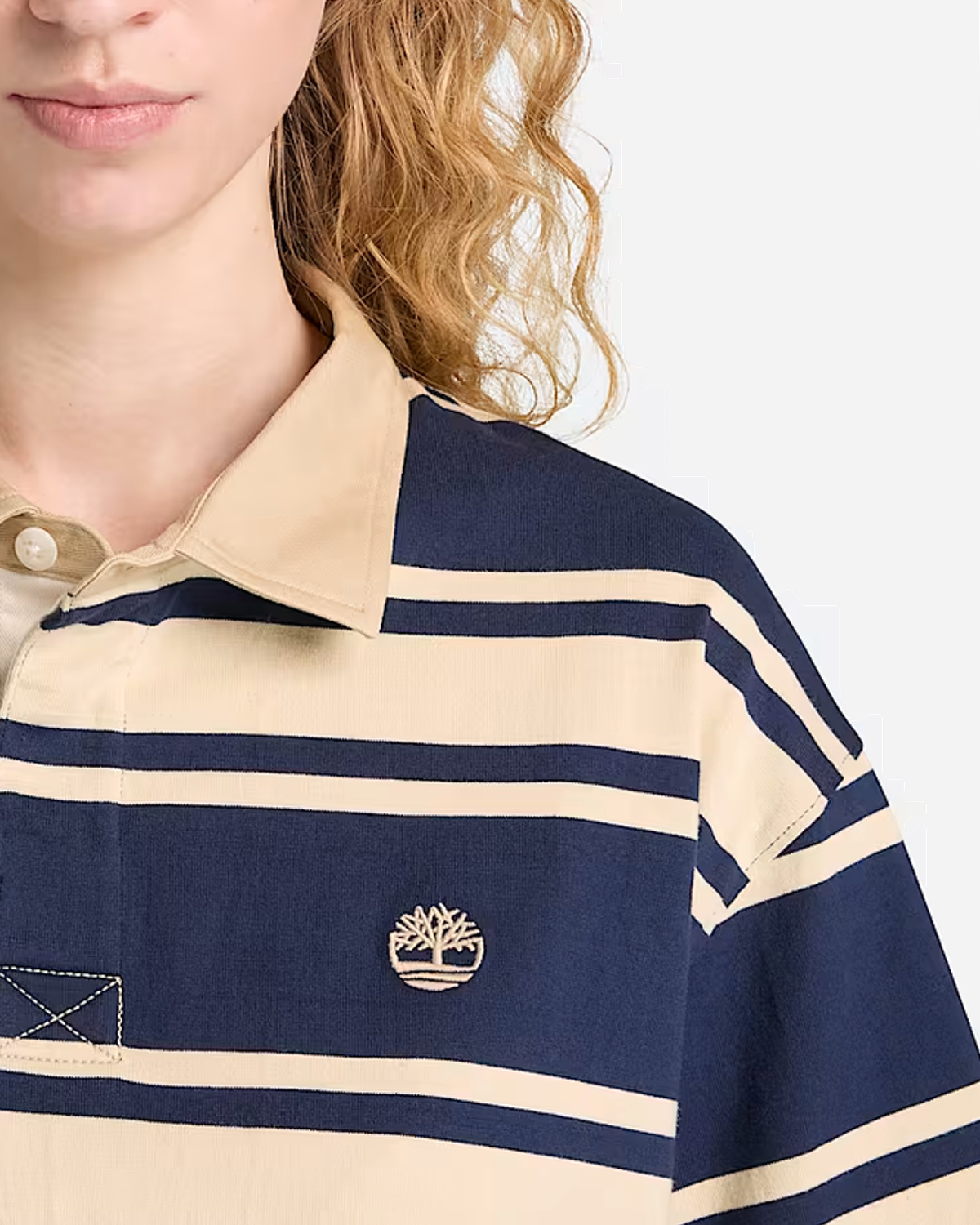 SS Striped Rugby Polo