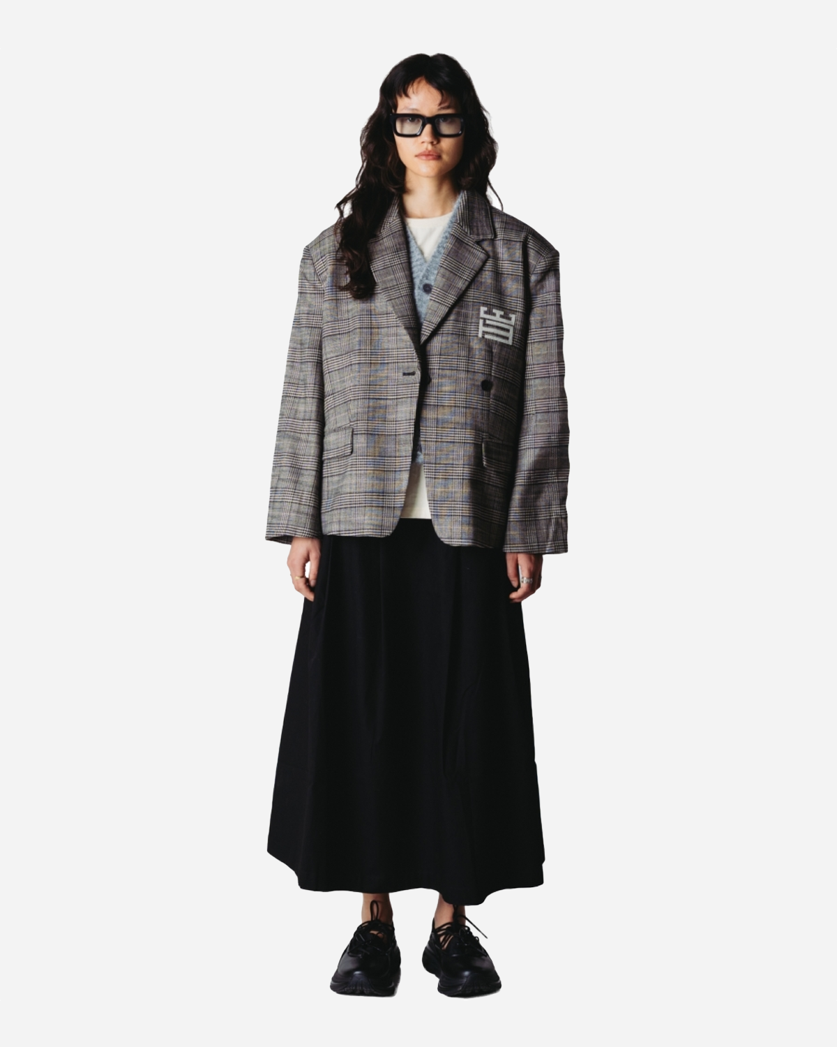 Yun Check Blazer