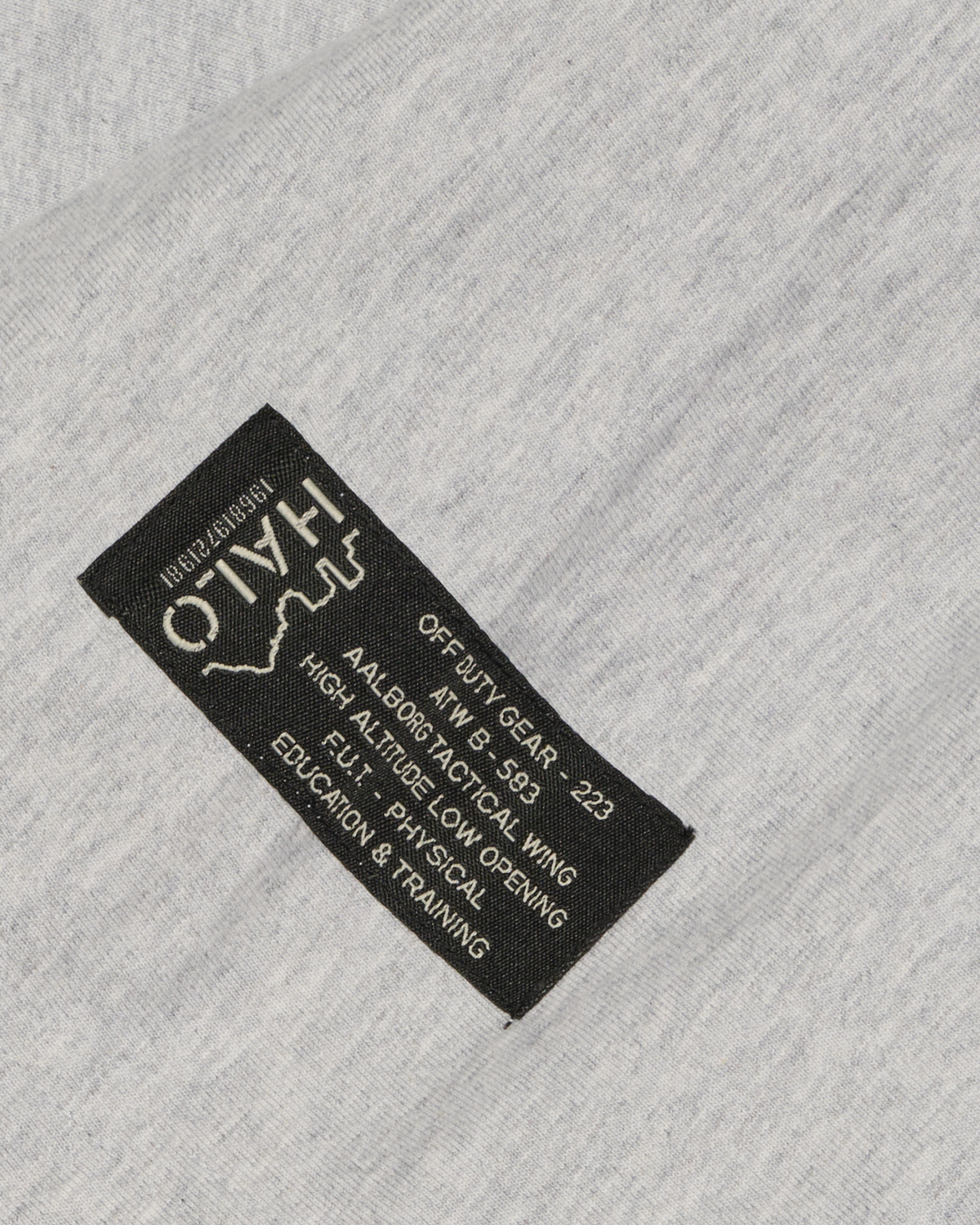 Halo Uniform Boxy Crew - Light Grey Melange