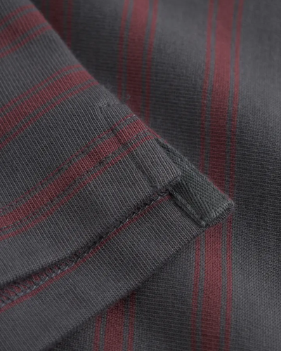 WWLandon polo - Black sand stripe