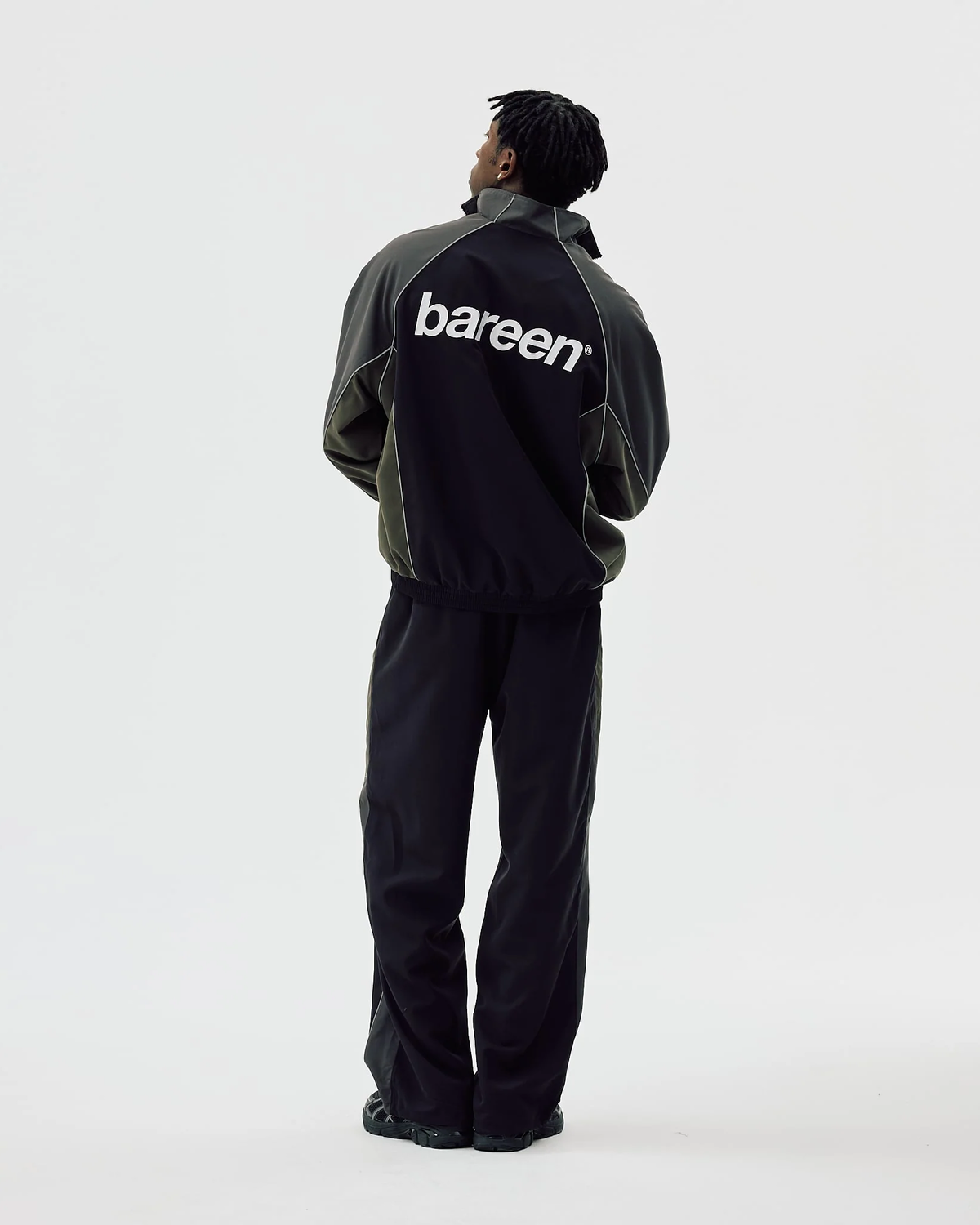 Oversized Track Jacket - TwoTone / Meteorite