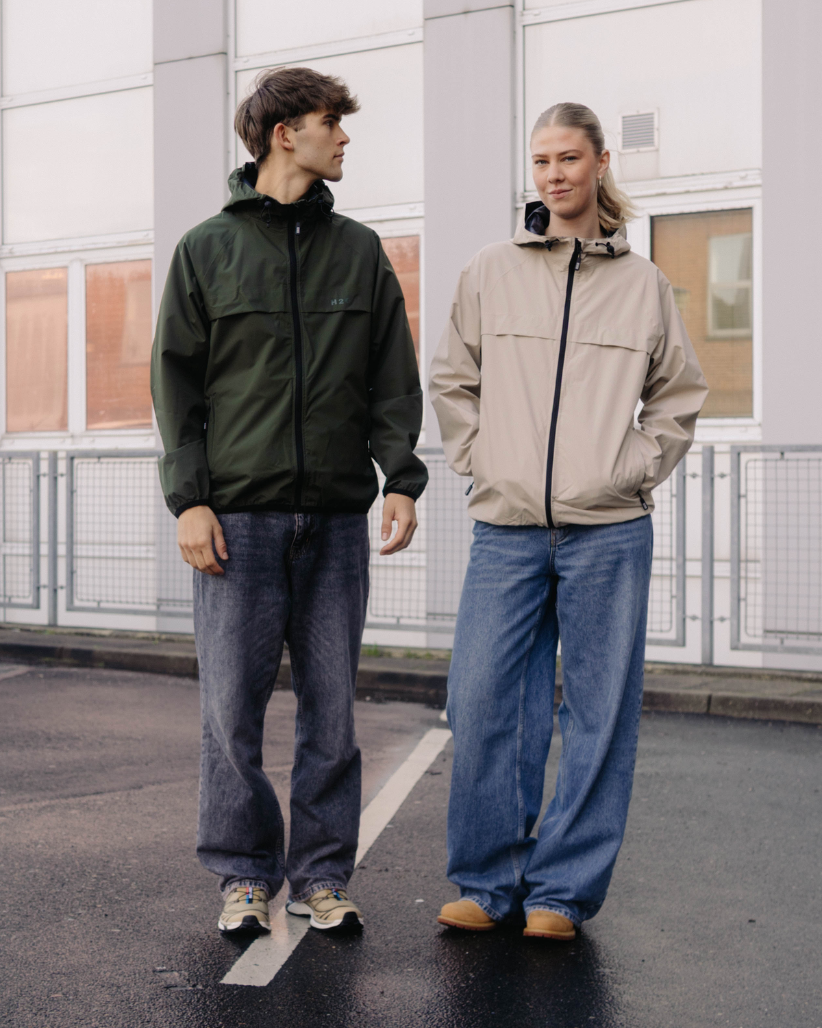 Rømø LW Rain Jacket Packable - Warm Grey