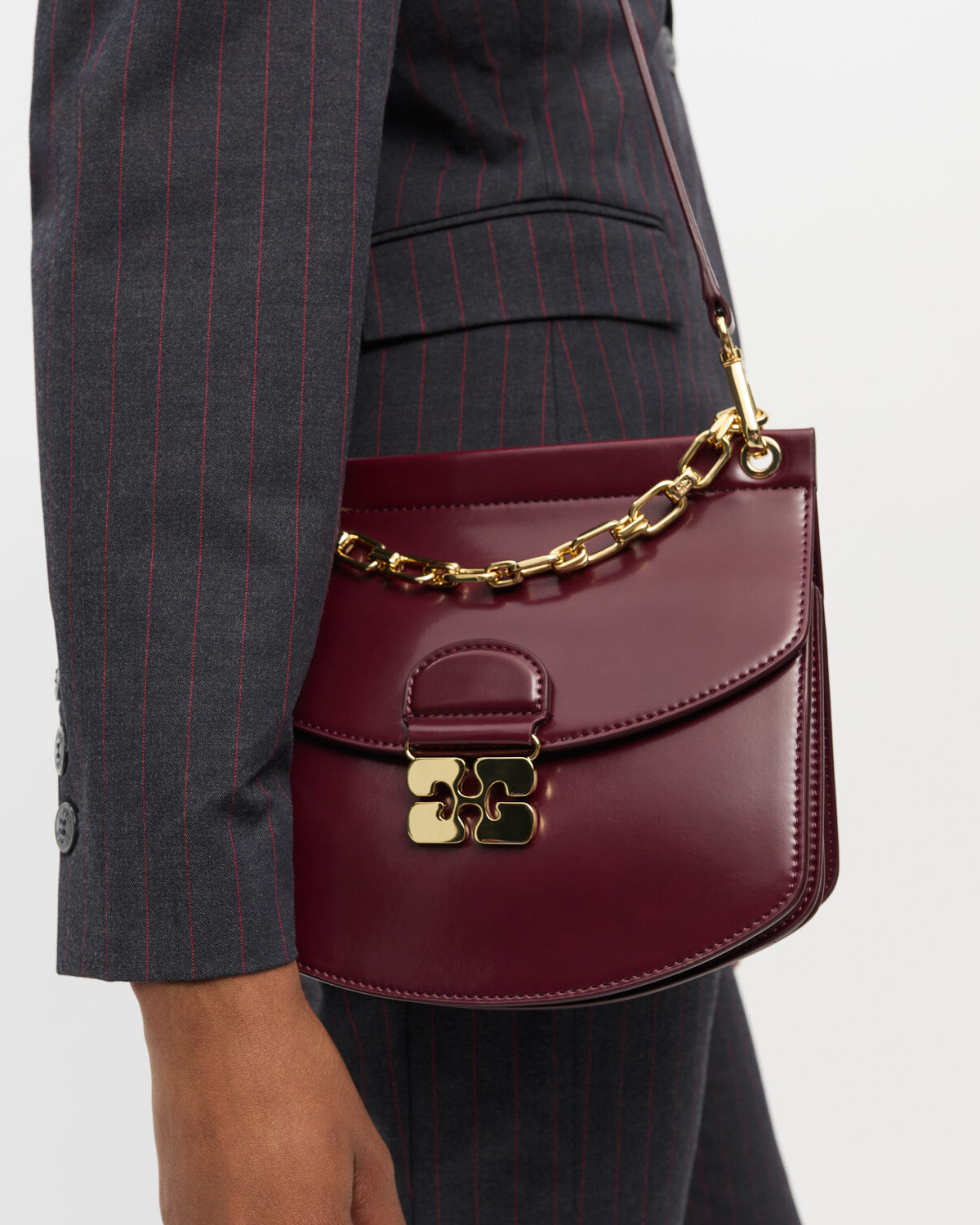Apo-G Bag Small Box Chain - Tawny Port