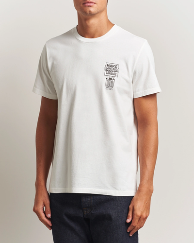 Roy Garbage T-Shirt - Chalk White