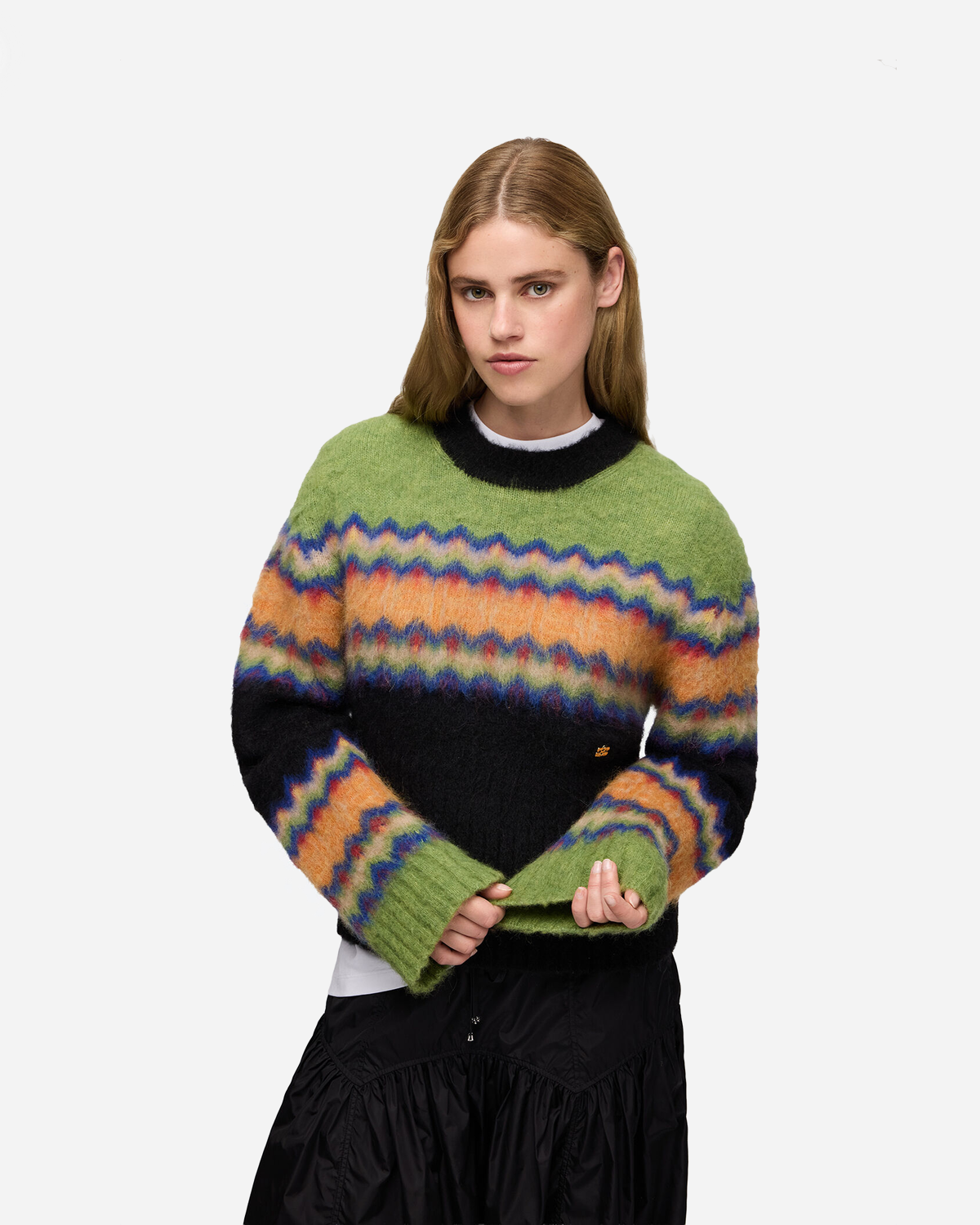 Brushed Alpaca Fairisle Sweater