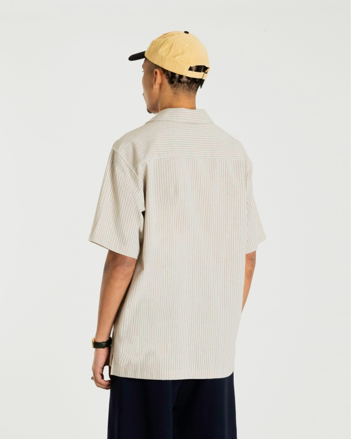 Banks Lines Shirt - Ecru