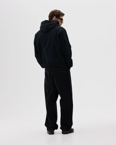 Oversized Hoodie Men Logo 3.0 - Black