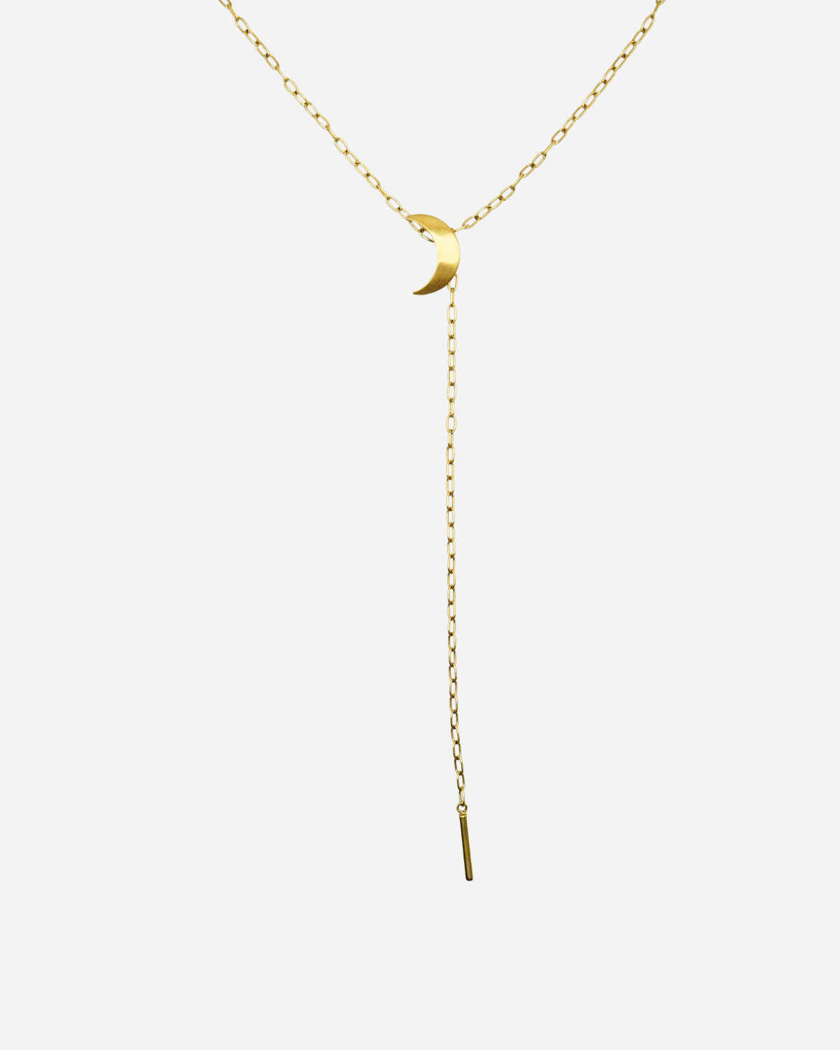 Half Moon Tie Necklace