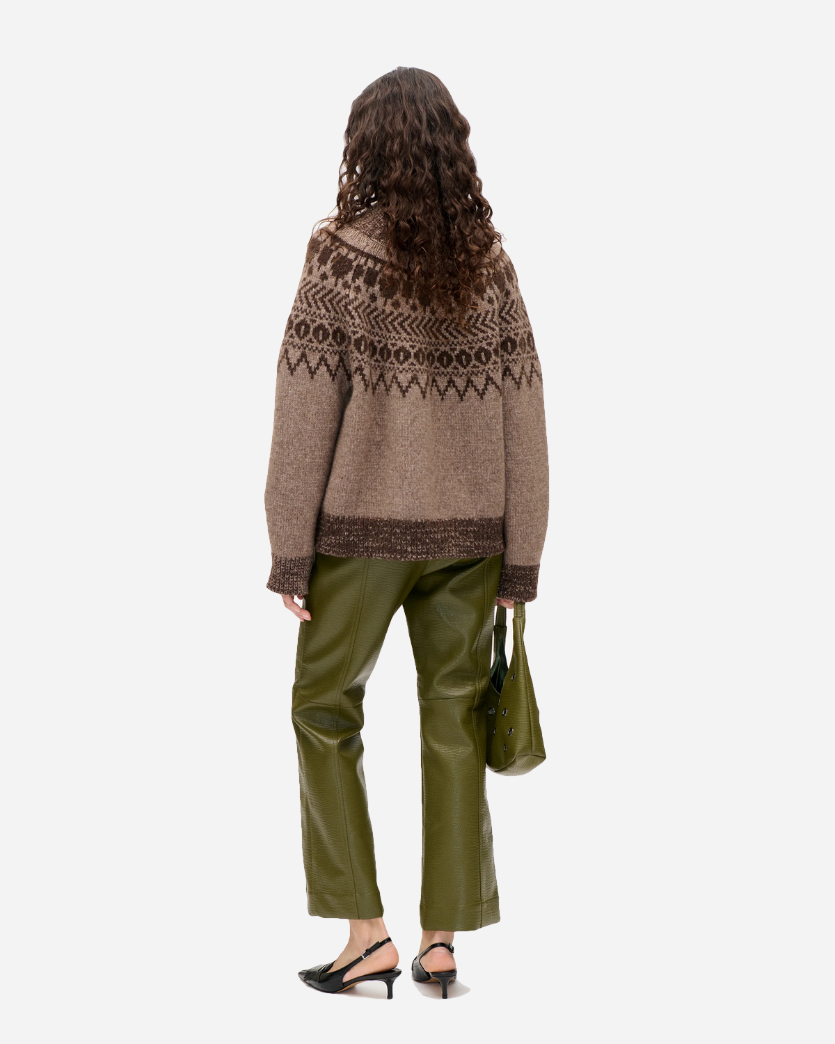 Ciana - Brown Fair Isle