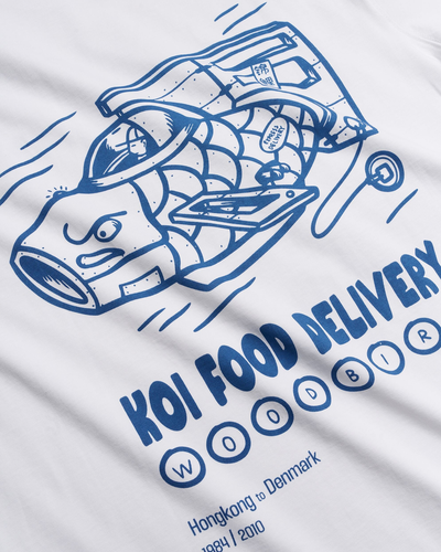 Baine Koi Delivery Tee - White