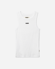 Dee Rib Tank Top - White