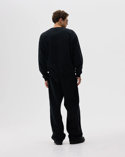 Oversized Crewneck Men Logo 3.0 - Black