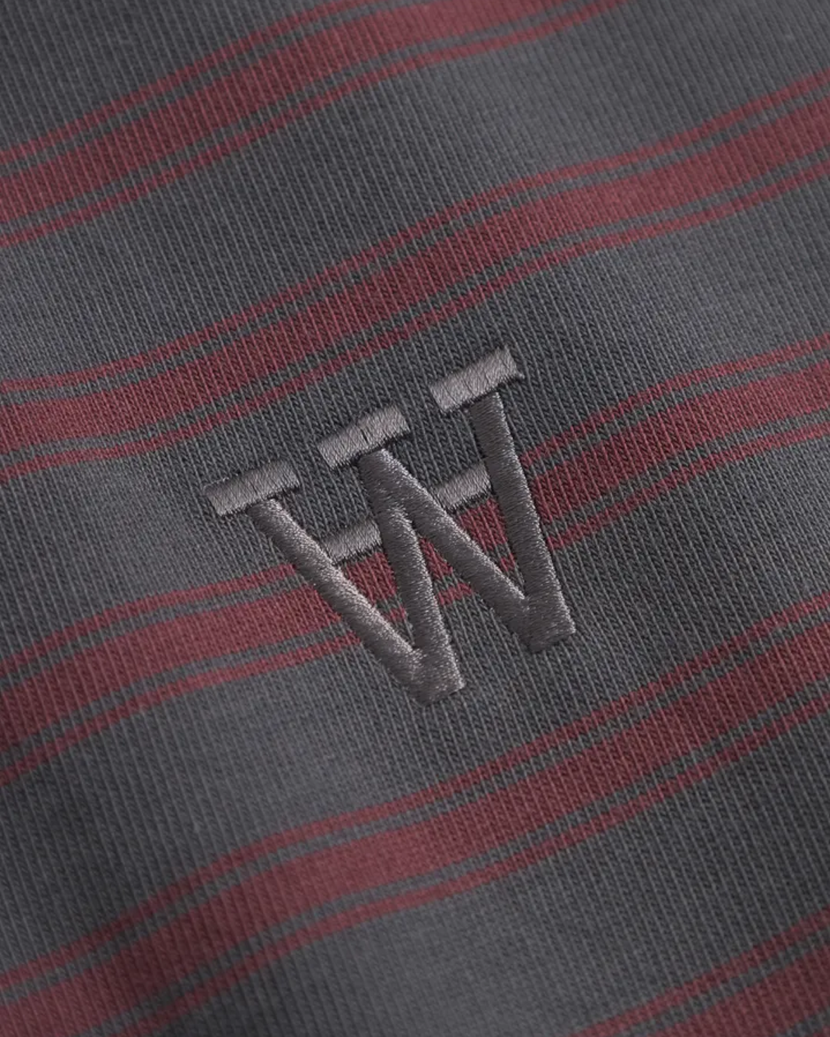 WWLandon polo - Black sand stripe