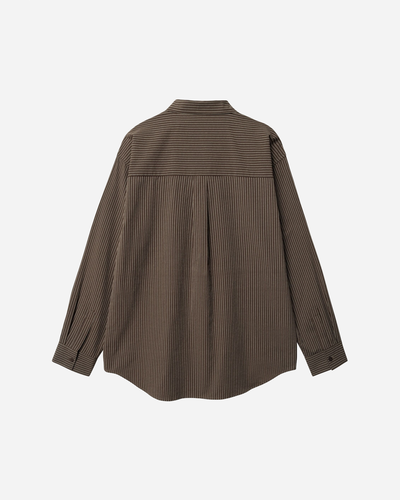 Becca Stripe Shirt - Brown