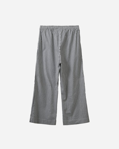 Rønne Essential Pajamas Pants - Black/White Stripe