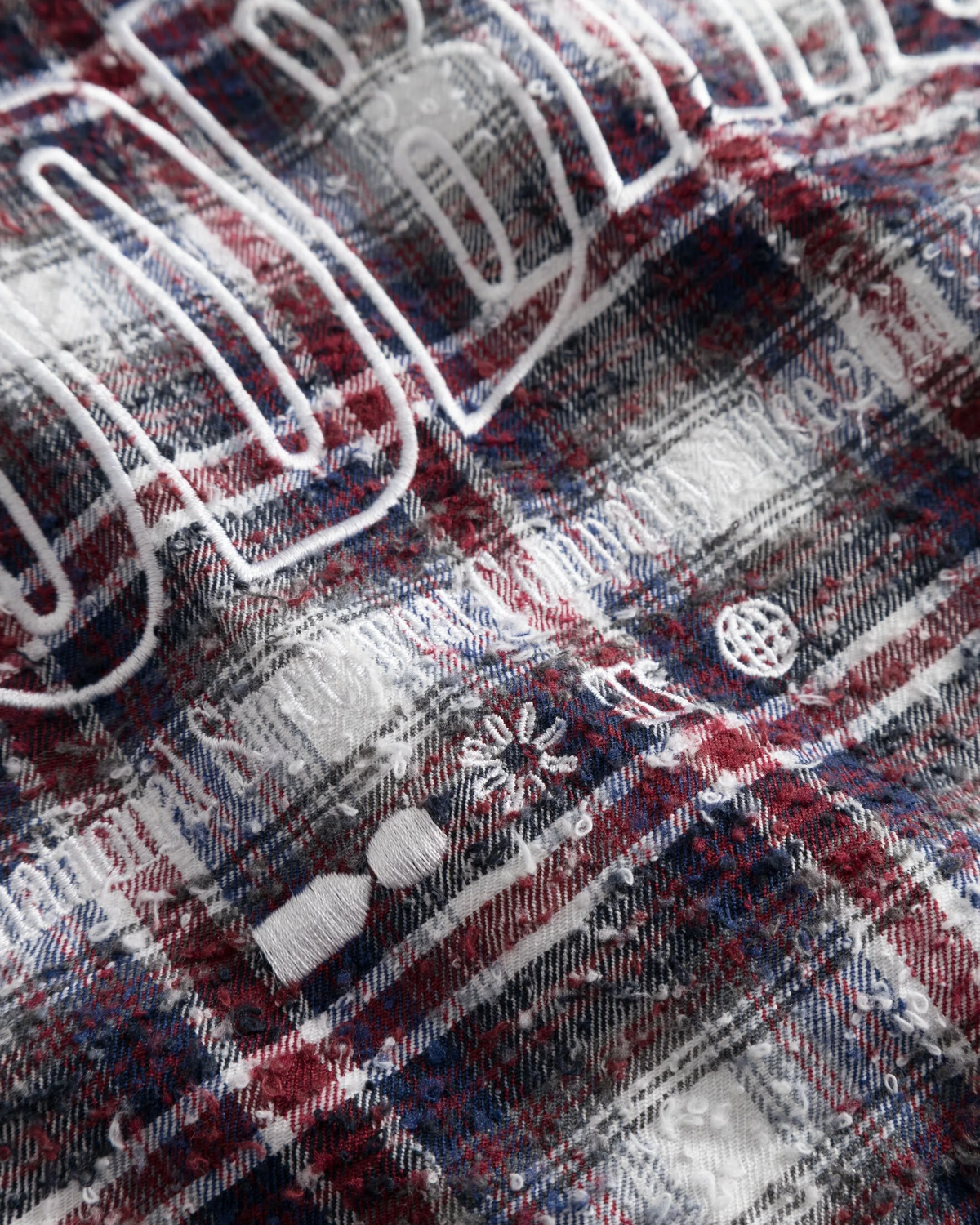 Jong Em Check Shirt - Red Check