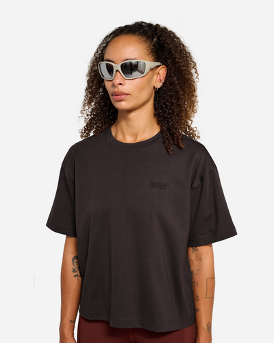 Halo Women Logo T-shirt - Chocolate Torte