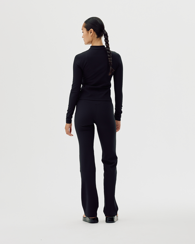 Wmns Active Longsleeve Full Zip - Black Onyx
