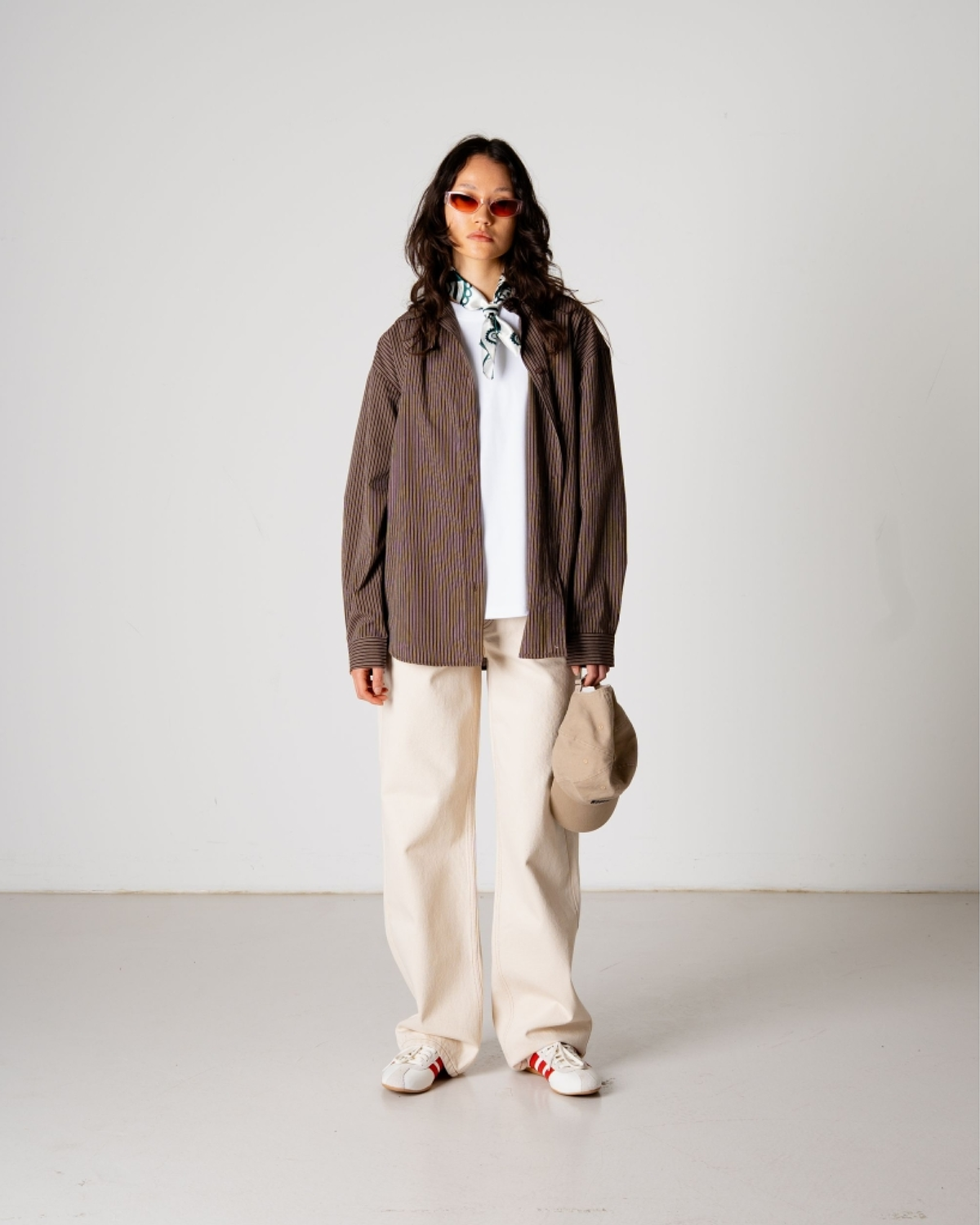 Becca Stripe Shirt - Brown